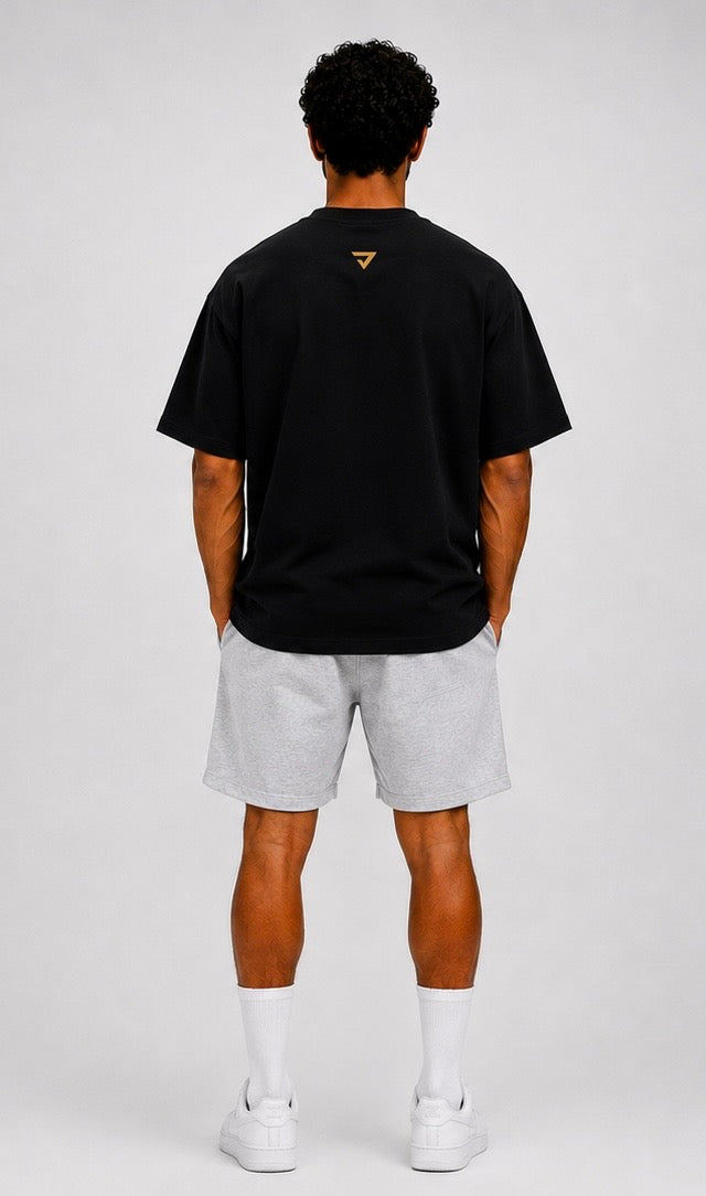 Essential Oversized Set — Burgundy back view